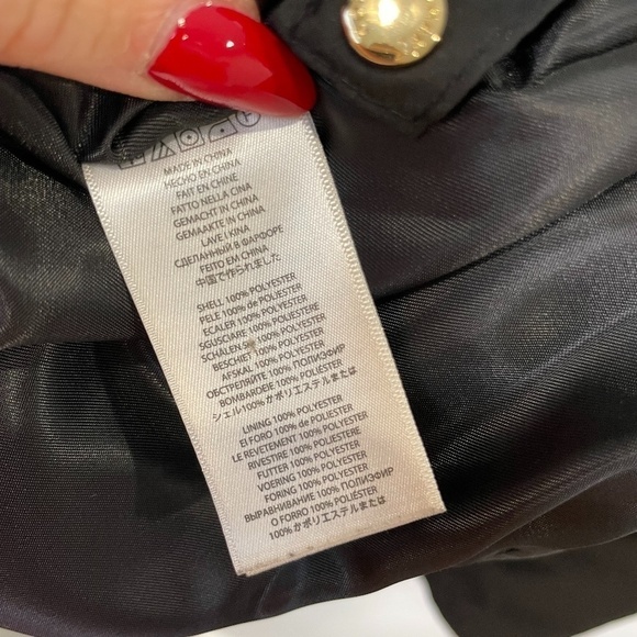 Michael Kors Black Jacket with Detachable Vest - Picture 10 of 10